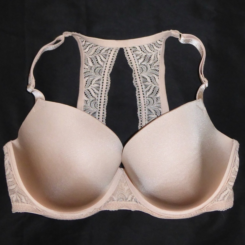 Paramour Size 40C‎ Carolina Seamless Plunge Racerback Bra EUC